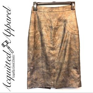 Nicole Miller | Skirts | Nicole Miller Collection Faux Leather Midi